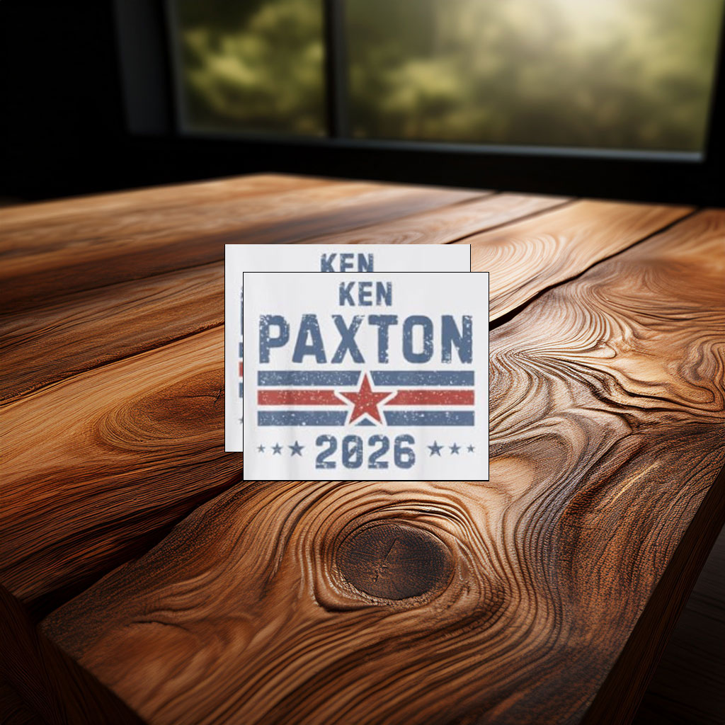 Vintage Ken Paxton for Texas 2026 Senate U.S. Senator Campaign Sticker