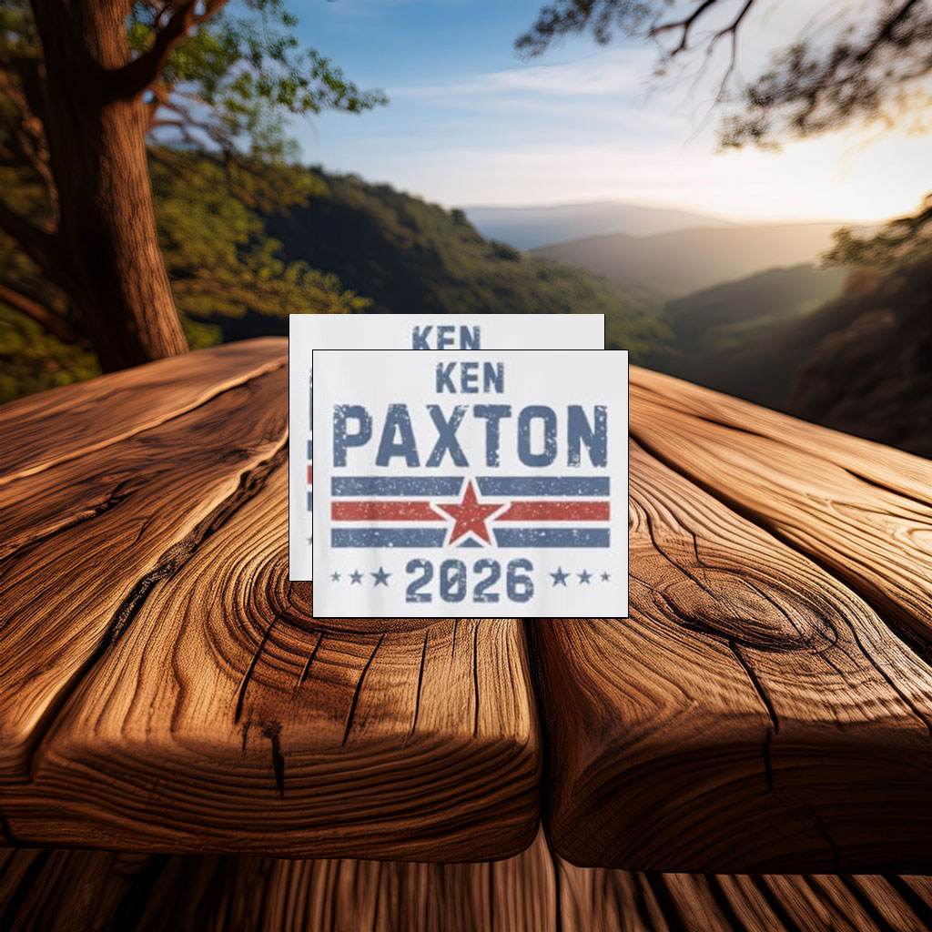 Vintage Ken Paxton for Texas 2026 Senate U.S. Senator Campaign Sticker