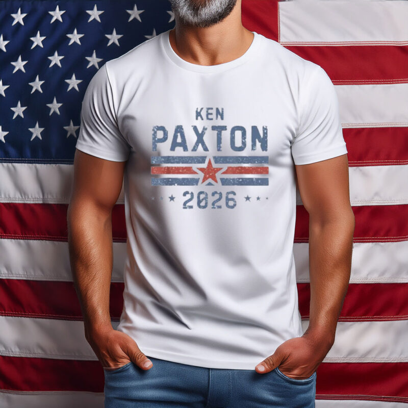 Vintage Ken Paxton for Texas 2026 Senate U.S. Senator Campaign T-Shirt