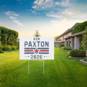 Vintage Ken Paxton for Texas 2026 Senate U.S. Senator Campaign Yard Sign