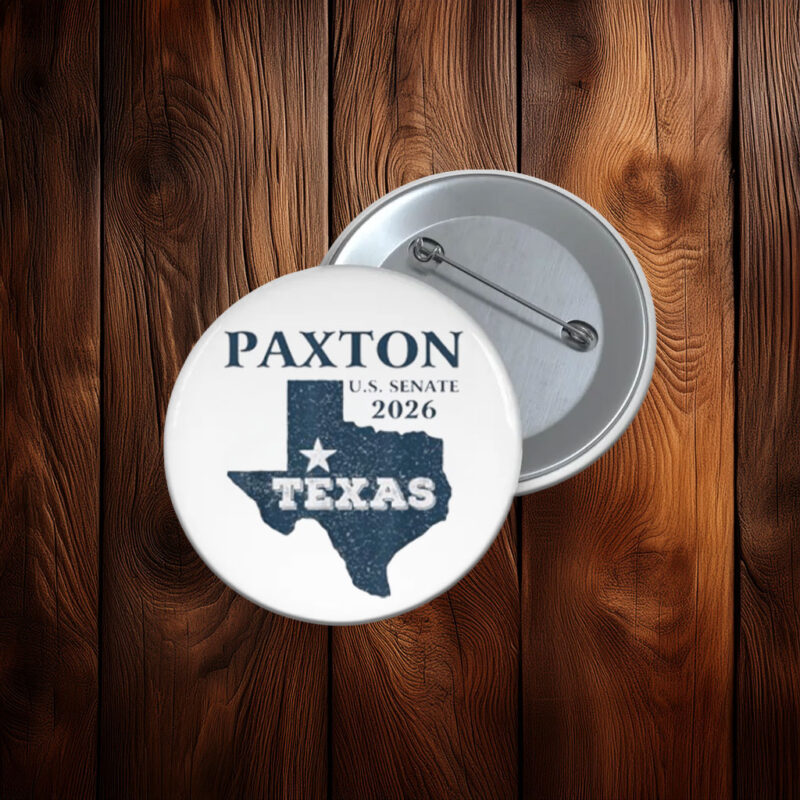 Vintage Ken Paxton for Texas 2026 Senate US Senator Campaign Button