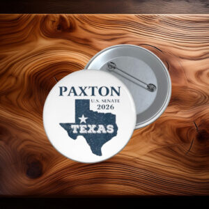 Vintage Ken Paxton for Texas 2026 Senate US Senator Campaign Button