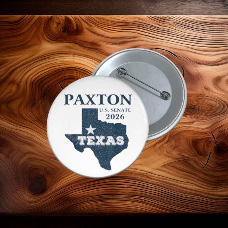 Vintage Ken Paxton for Texas 2026 Senate US Senator Campaign Button