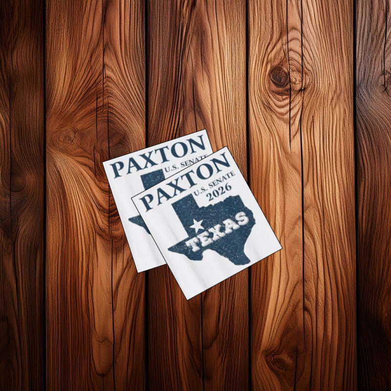 Vintage Ken Paxton for Texas 2026 Senate US Senator Campaign Sticker