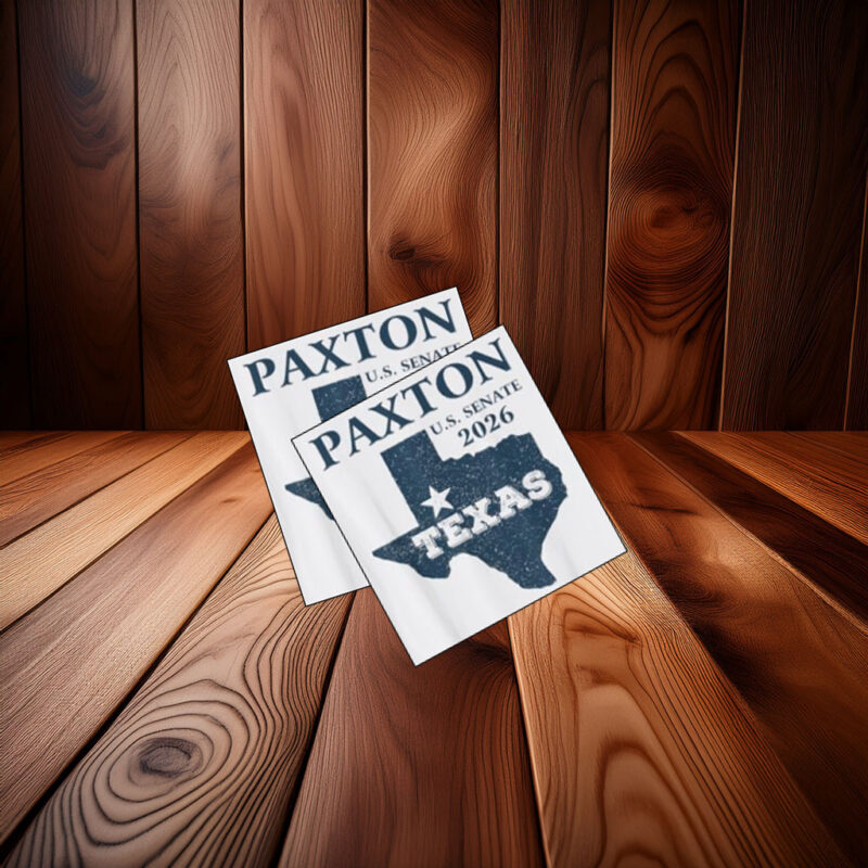 Vintage Ken Paxton for Texas 2026 Senate US Senator Campaign Sticker