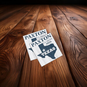 Vintage Ken Paxton for Texas 2026 Senate US Senator Campaign Sticker