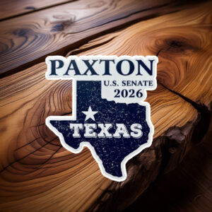 Vintage Paxton 2026 Sticker – Texas Senate Campaign Decal