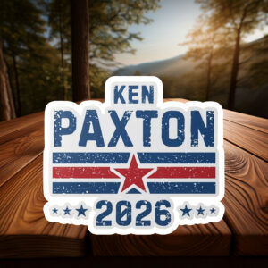 Vote Paxton Texas 2026 Sticker – U.S. Senate Campaign Decal