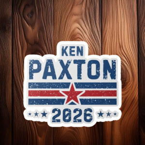 Vote Paxton Texas 2026 Sticker – U.S. Senate Campaign Decal