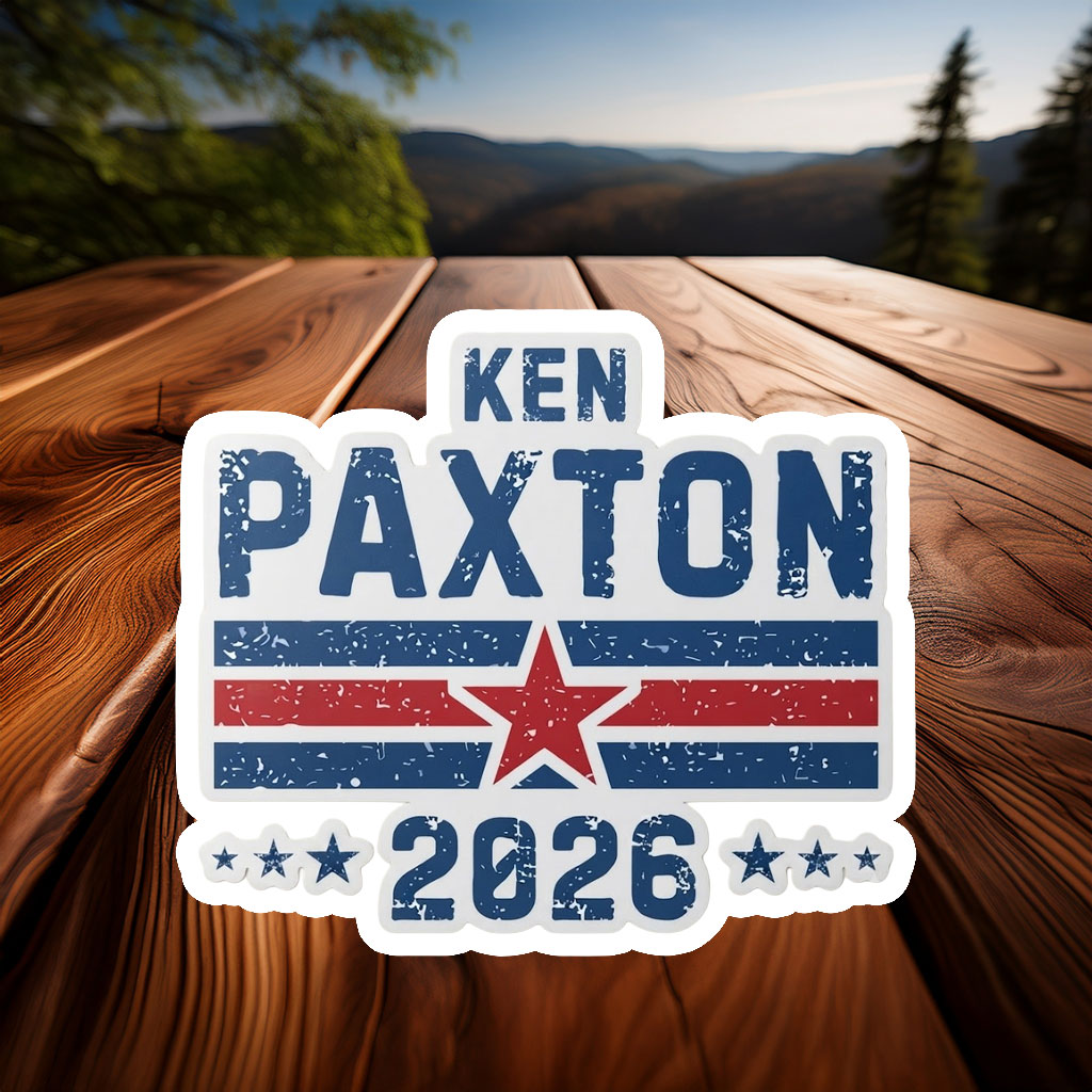 Vote Paxton Texas 2026 Sticker – U.S. Senate Campaign Decal