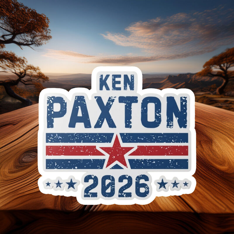 Vote Paxton Texas 2026 Sticker – U.S. Senate Campaign Decal