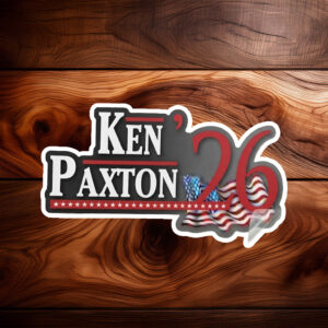Back Ken Paxton 2026 Sticker – Texas Senate Election Decal