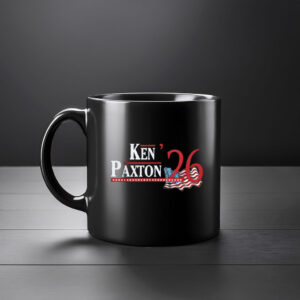 Fuel the Paxton 2026 Campaign Mug – Texas Republican Coffee Cup