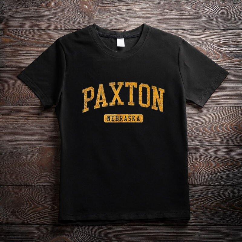 Paxton Nebraska Athletics Shirt – Vintage Sports Style Tee