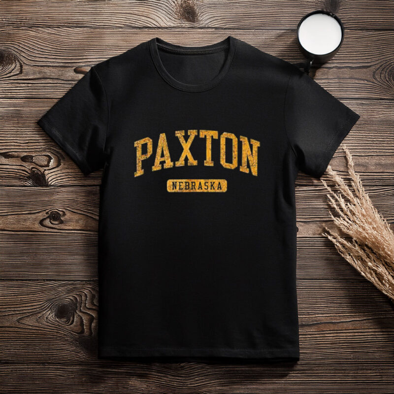 Paxton Nebraska Athletics Shirt – Vintage Sports Style Tee